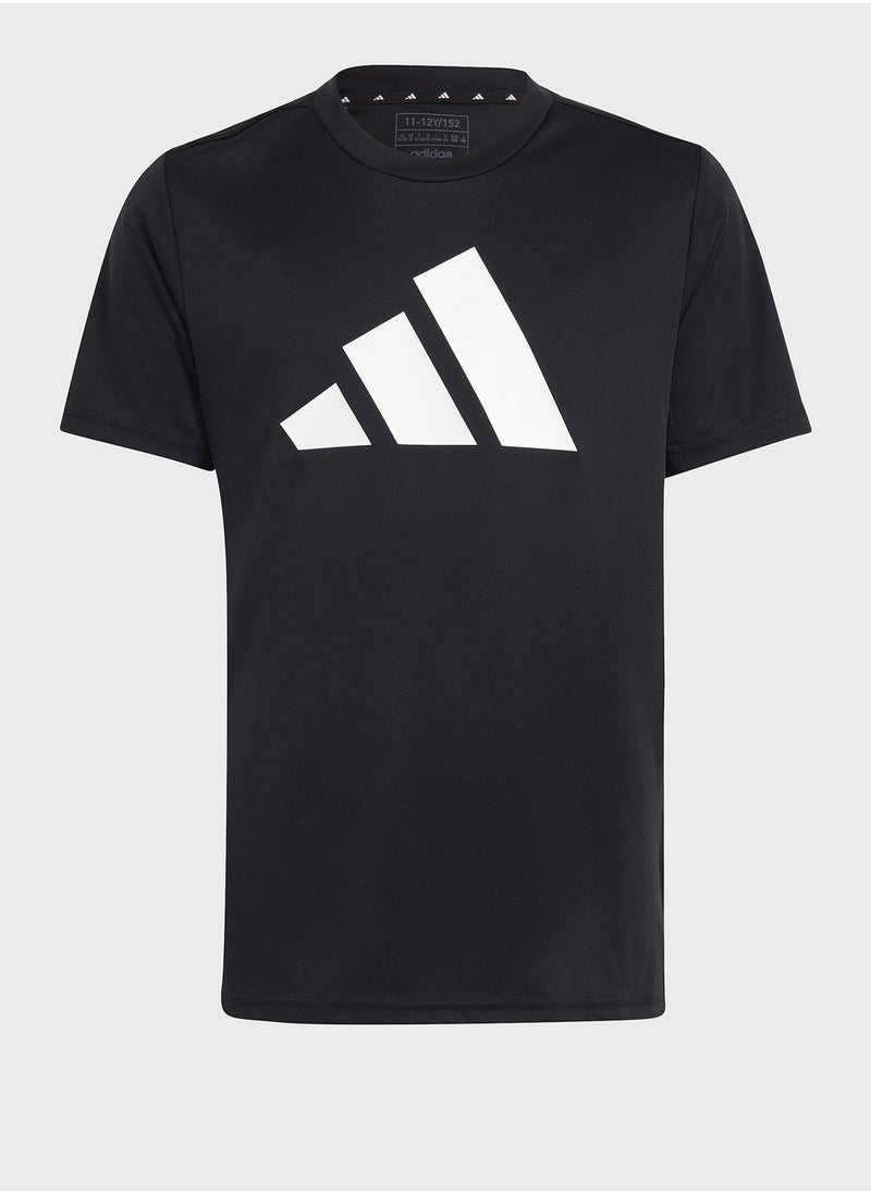 Adidas - Kids Train Essential Logo T-Shirt - Image 1