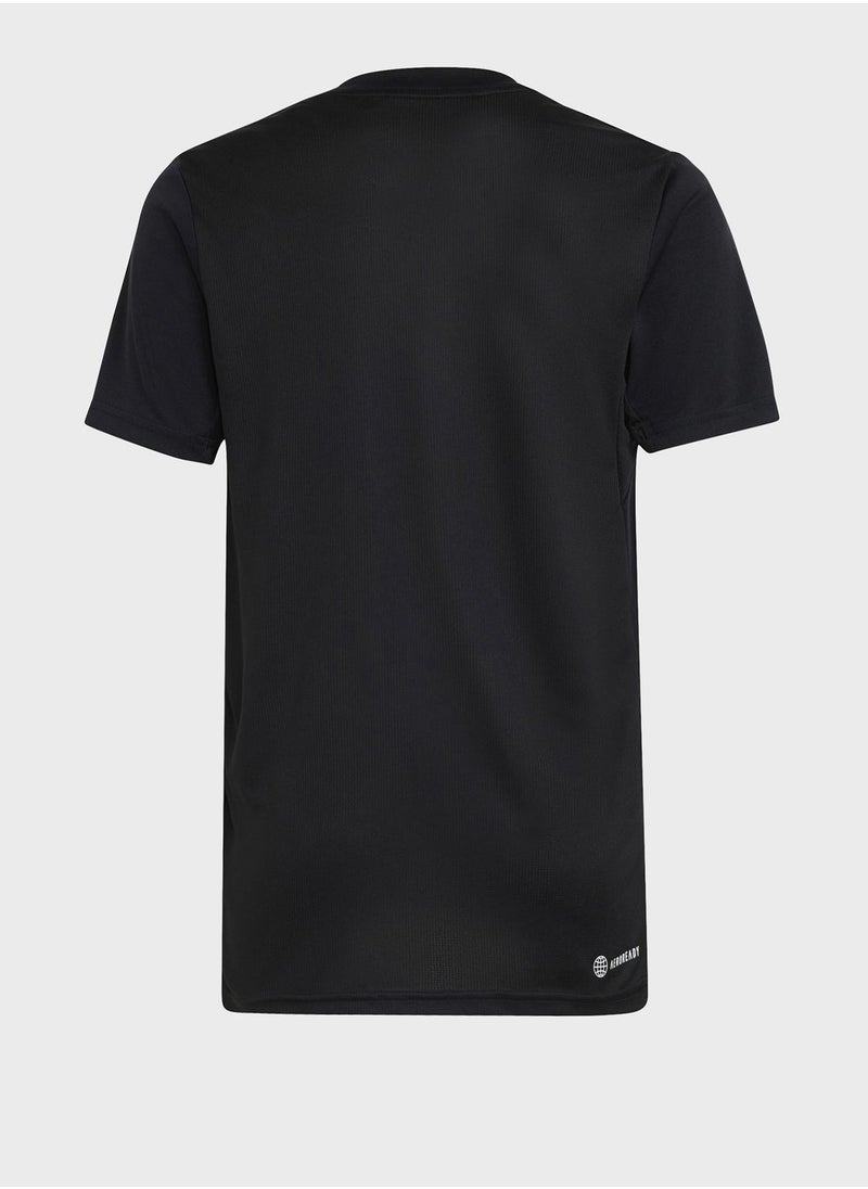 Adidas - Kids Train Essential Logo T-Shirt - Image 1