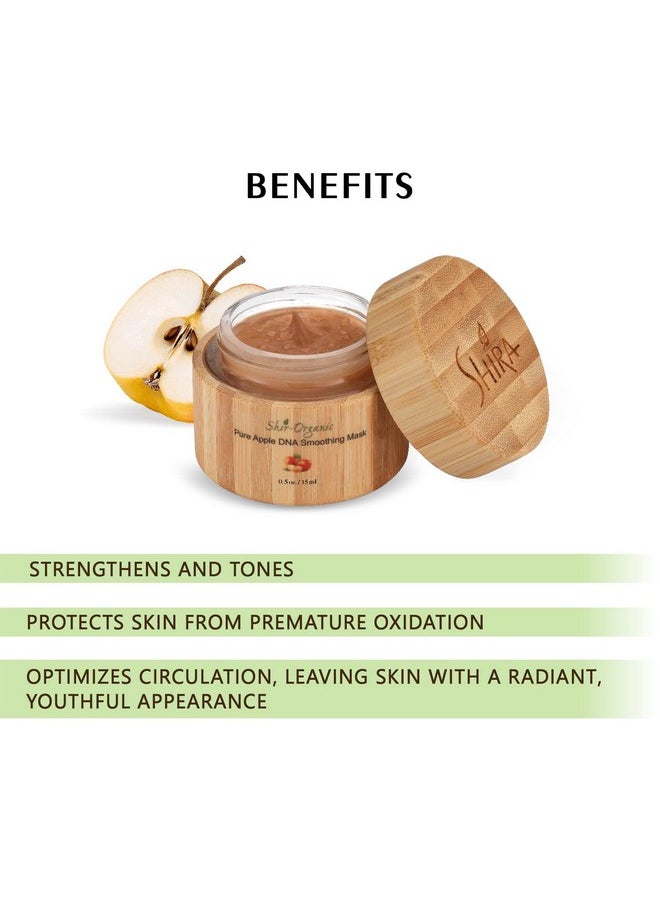 SHIRA - Shirorganic Pure Apple Dna Smoothing Mask For Nourished Soft And Radiant Skinleaves Skin Hydrated Benefical For Hyperpigmentation Related Issues Suits On All Skin Tyes(Except Sensitive) (15 Ml) - Image 1