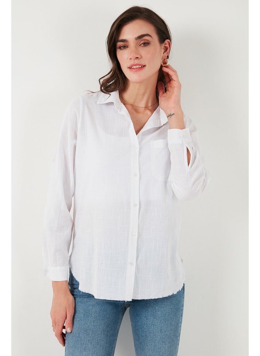 Cotton Regular Fit Pocket Shirt Women's Shirt CF25S16992 - pzsku/ZA36EEC1C6A3600AAFB63Z/45/_/1741264965/bd1eb132-2a10-4c91-8938-6f9aa07118fc