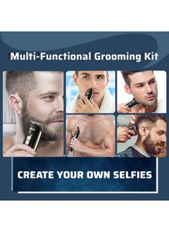 NOVA Ng 1151 All In One 100% Waterproof Corded N Cordless: 60 Minutes Runtime Grooming Kit For Men (Black)  - Image 4