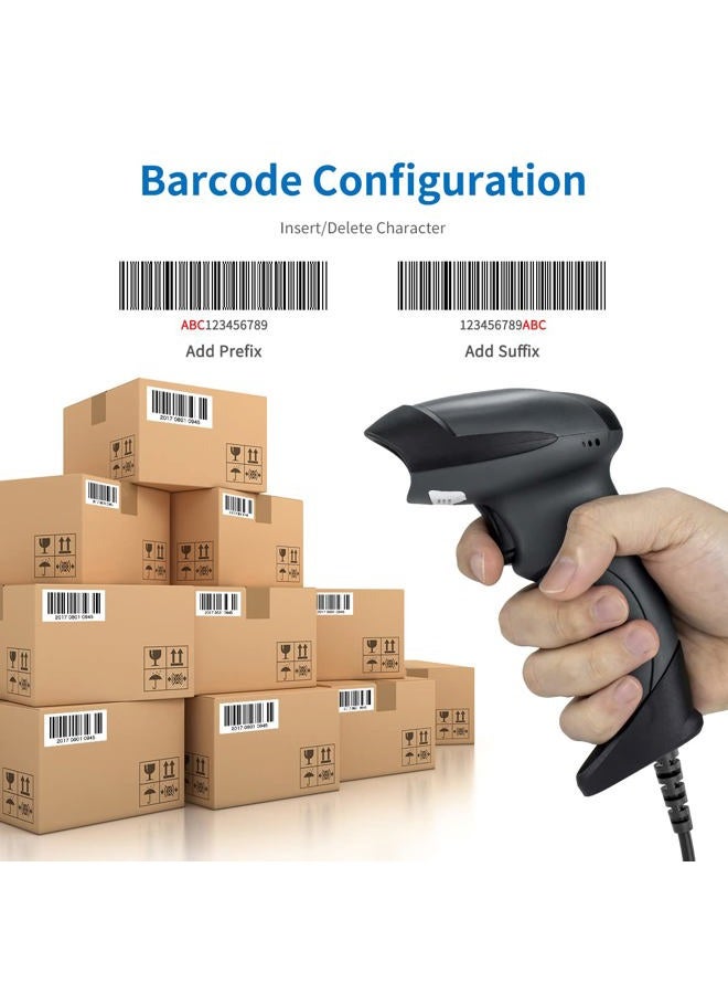 NETUM ® Handheld 1D Laser Barcode Scanner 32 Bit USB Wired Cable Reader A4 Bar Code Supermarket for POS System - NT-M1 - Image 3