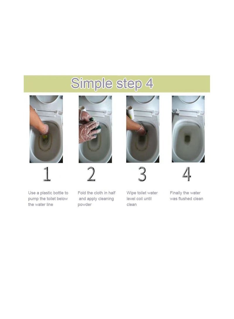 1-Bottle Toilet Water Level Strong Cleaner,Household Toilet Tile Watermark Yellow Print Water Stain Cleaning Decontamination Product  - Image 3