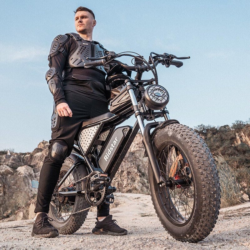 Bopzin Electric Bike for Adults, 𝟭𝟬𝟬𝟬/𝟭𝟮𝟬𝟬/𝟭𝟱𝟬𝟬/𝟮𝟬𝟬𝟬𝗪,25/30/35MPH Dirt Bike, 48V 15/20AH,52V 40AH Removable Battery, Max 50-180Miles Motorcycle, 20" Fat Tire Ebike, 7-Speed & UL Bicicleta - Image 2