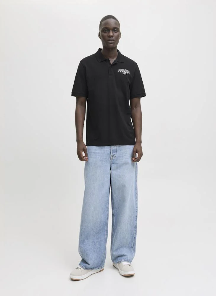 Jack Jones Jjmakoto Graphic Polo