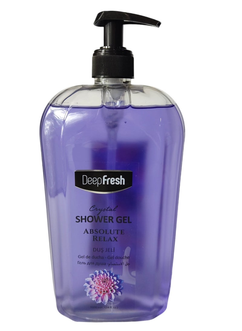 Deep Fresh Crystal Shower Gel Absolute Relax 1000 ML 