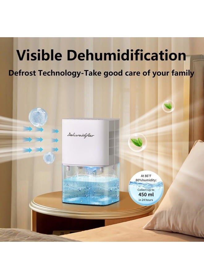 Beokay Dehumidifier 1800ML 61OZ Larger Capacity Rapid Dehumidification Adjustable 10 Color Lights 5 Timers 3 Setting Modes Memory Function Auto Shut Off Protection Low Noise For Small Space and Home - Image 2