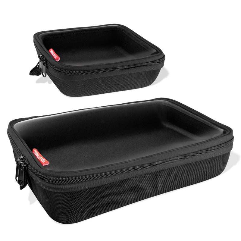 HAUTMEC 2Piece Hard Tool Case Organizer with Clear Window 1680D EVA WaterResistant Tool Bag Double Zipper Utility Pouches for Tools Accessories HT0403 - Image 2