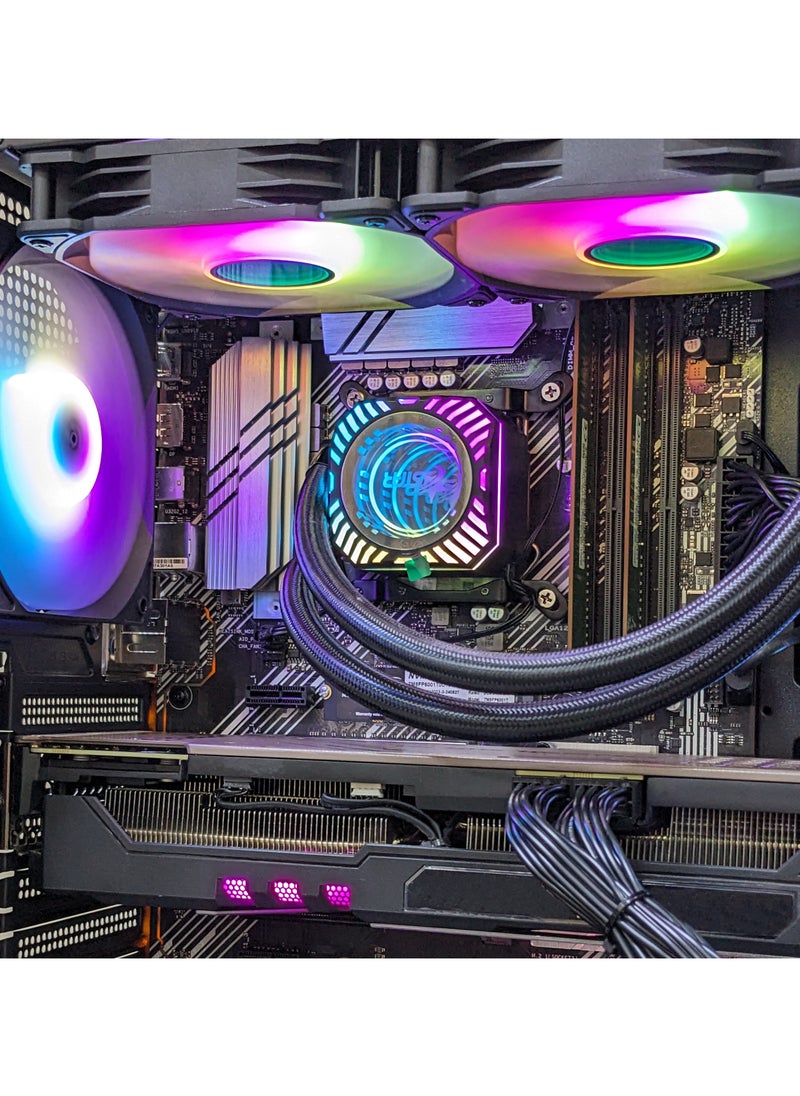 Mostech General Trading LLC - Gaming PC, Core i5-10400F 4.1GHz, AMD RX 6800 16GB GDDR6, RAM 16GB DDR4 3200MHZ, 512GB NVMe SSD, Windows 11 Pro, DPX90 Gaming Case, Wifi Ready - Image 1