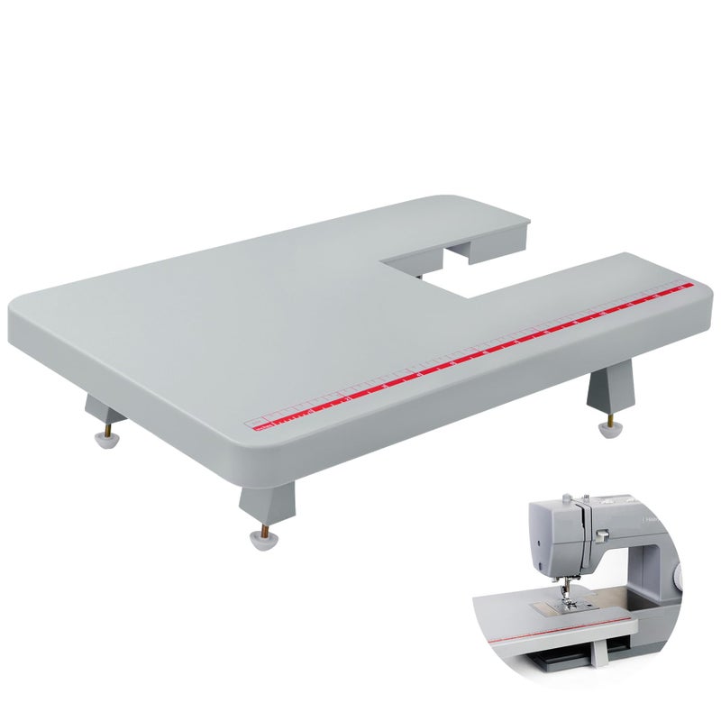 Sewing Machine Extension Table Compatible with Singer Brand 4411 4423 4432 4452 5511 5523 Heavy Duty Sewing MachinesGray