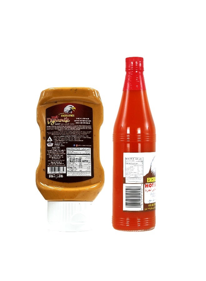 Excellence Hot Dynamite Sauce 315ml + Hot Sauce, 177ml - Image 2
