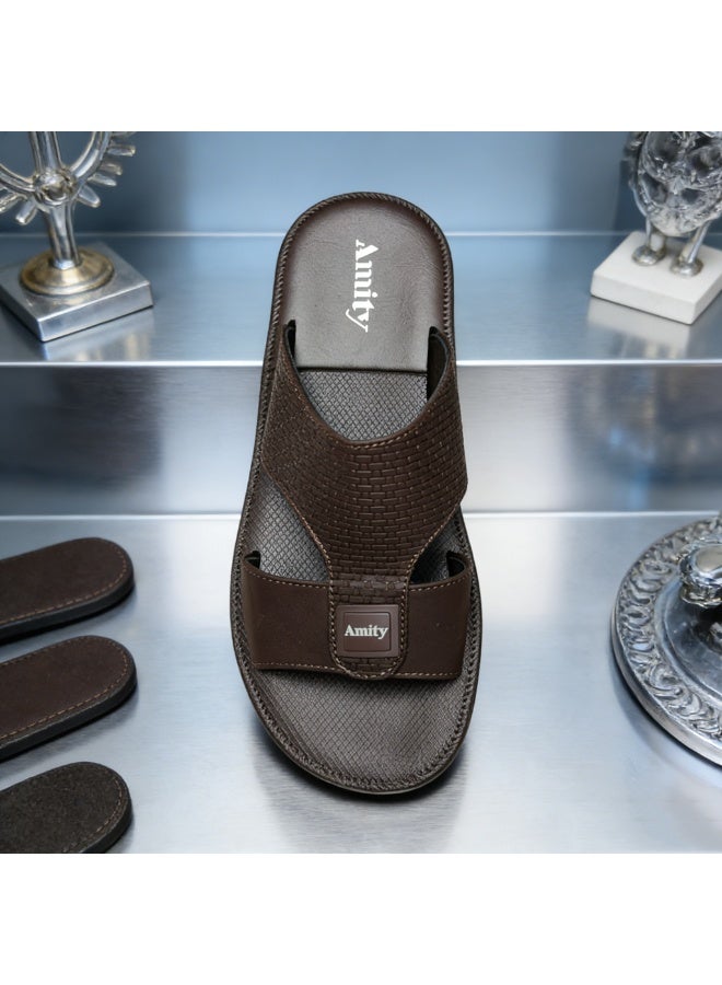 Men's Slip On Slide Sandals, Breathable Wear Resistant Casual Summer Footwear for Indoor Outdoor - Image 3