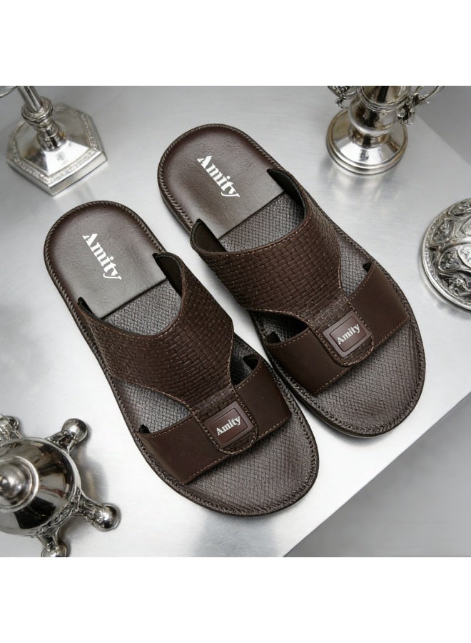 Men's Slip On Slide Sandals, Breathable Wear Resistant Casual Summer Footwear for Indoor Outdoor - Image 5