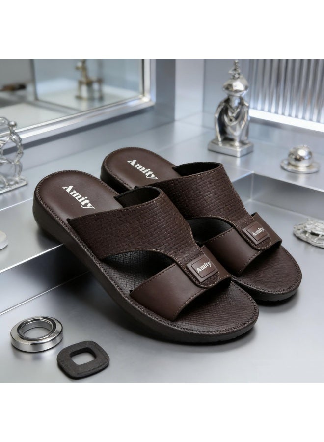 Men's Slip On Slide Sandals, Breathable Wear Resistant Casual Summer Footwear for Indoor Outdoor - Image 2