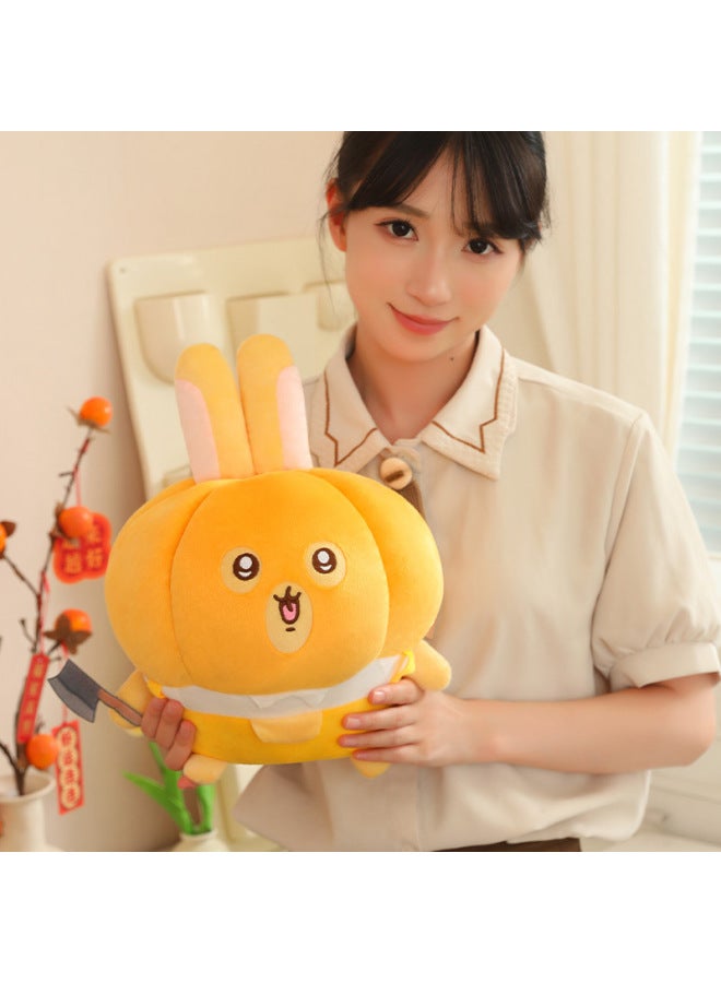 Loquat Cute Pumpkin Usaki Plush Toy Easter Bag Doll Pendant For Girlfriends Creative Gift-Color:Pumpkin Usaqi-Height:10cm - Image 5
