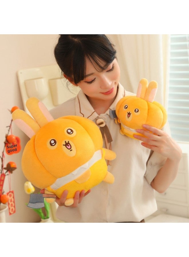 Loquat Cute Pumpkin Usaki Plush Toy Easter Bag Doll Pendant For Girlfriends Creative Gift-Color:Pumpkin Usaqi-Height:10cm - Image 2