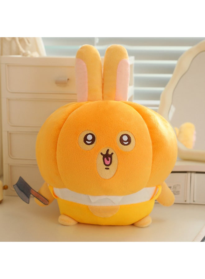Loquat Cute Pumpkin Usaki Plush Toy Easter Bag Doll Pendant For Girlfriends Creative Gift-Color:Pumpkin Usaqi-Height:10cm - Image 3