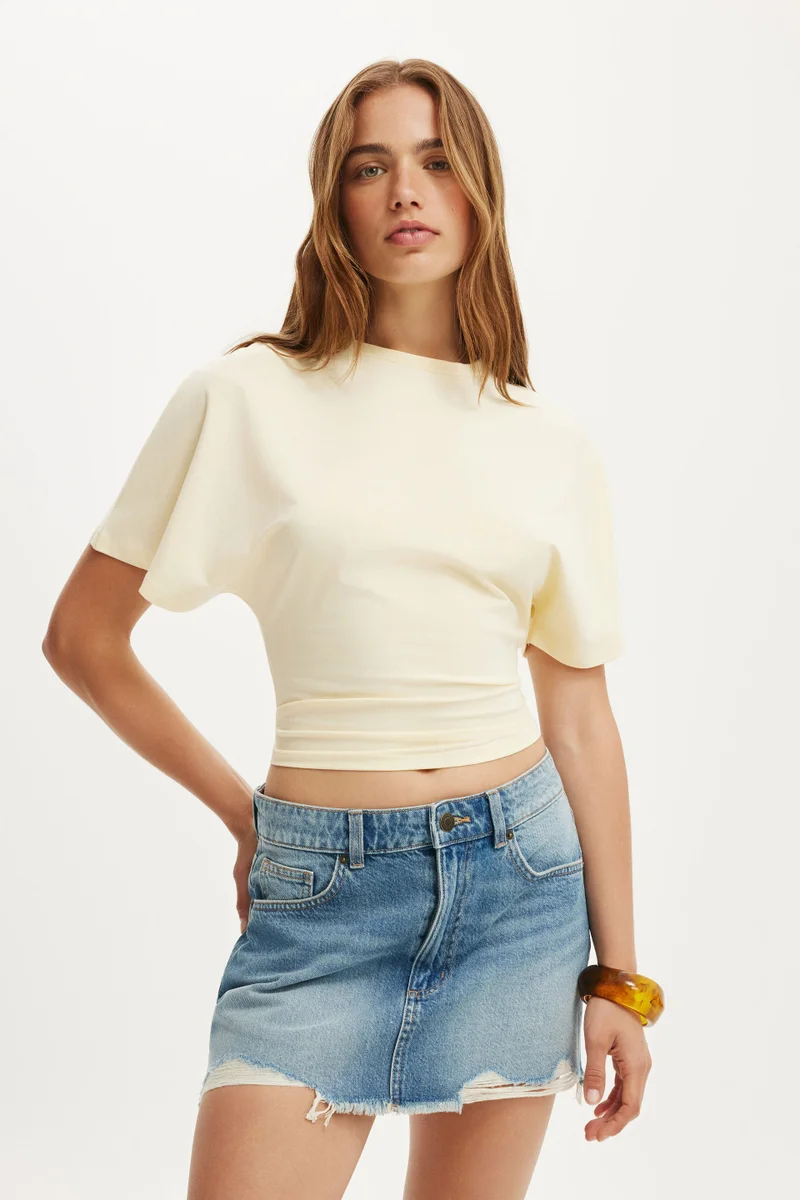كوتون اون ORIGINAL DENIM MINI SKIRT