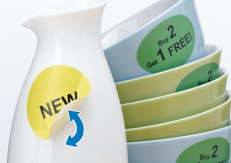 Herma Self-Adhesive Removable Multi-Purpose Labels, 300 Labels For Printers, Round, Ø 60 mm, White, 25 Sheets - Image 2