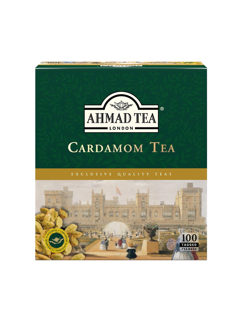 Ahmad Tea - Cardamom Tagged Tea 100 Teabags (200g) - Image 1