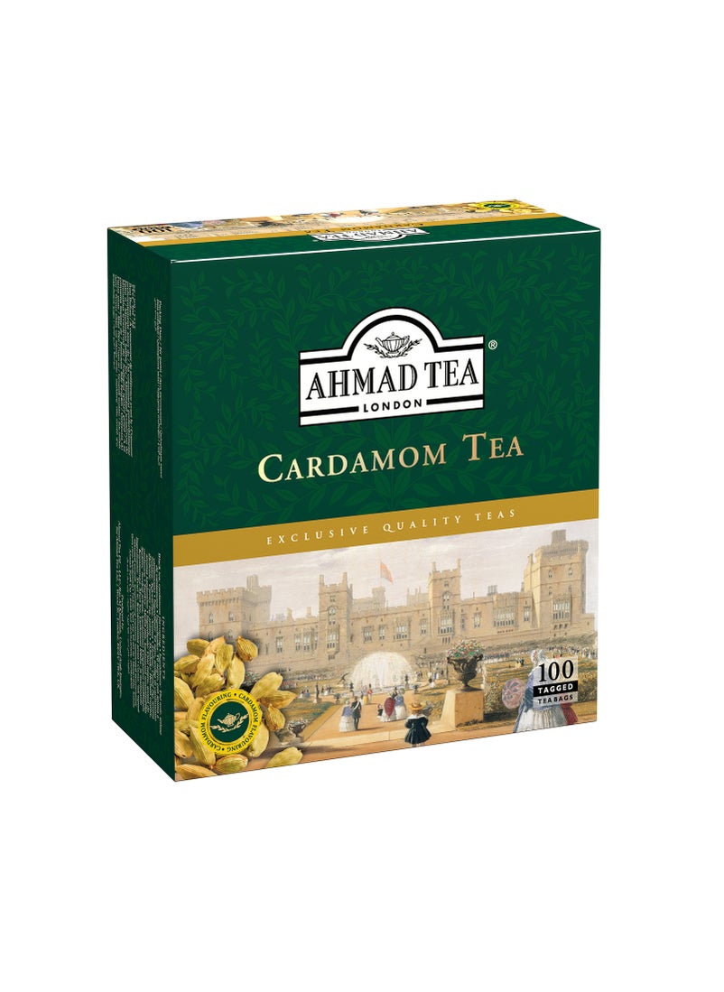 Ahmad Tea - Cardamom Tagged Tea 100 Teabags (200g) - Image 1