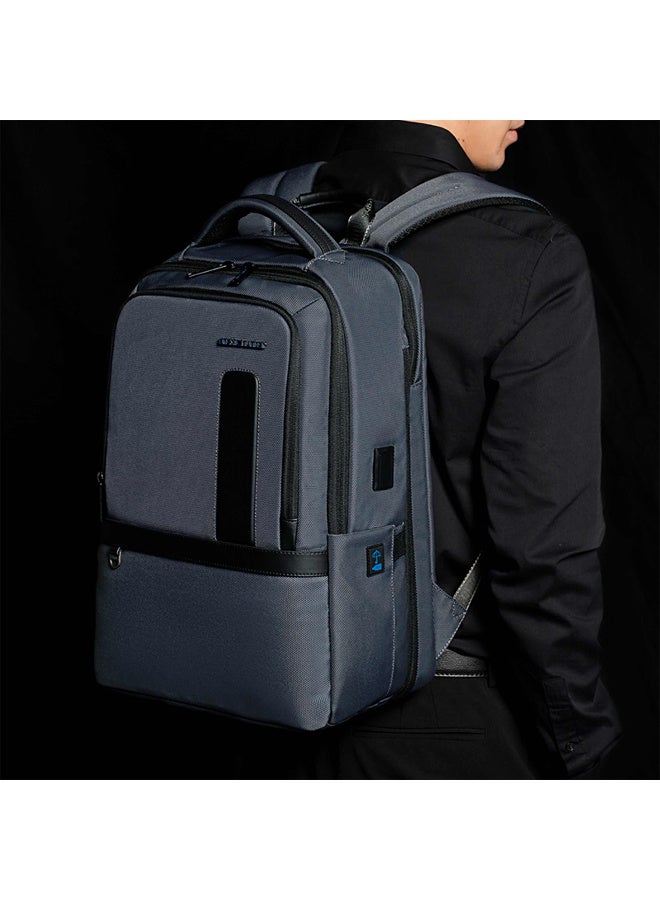 ARCTIC HUNTER Expandable Laptop Backpack Water Repellent School Office Travel Day Pack with Built in USB port, B00490, Grey - Image 2