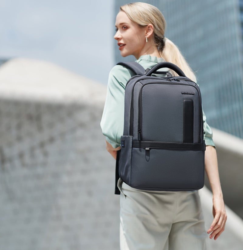 ARCTIC HUNTER Expandable Laptop Backpack Water Repellent School Office Travel Day Pack with Built in USB port, B00490, Grey - Image 3