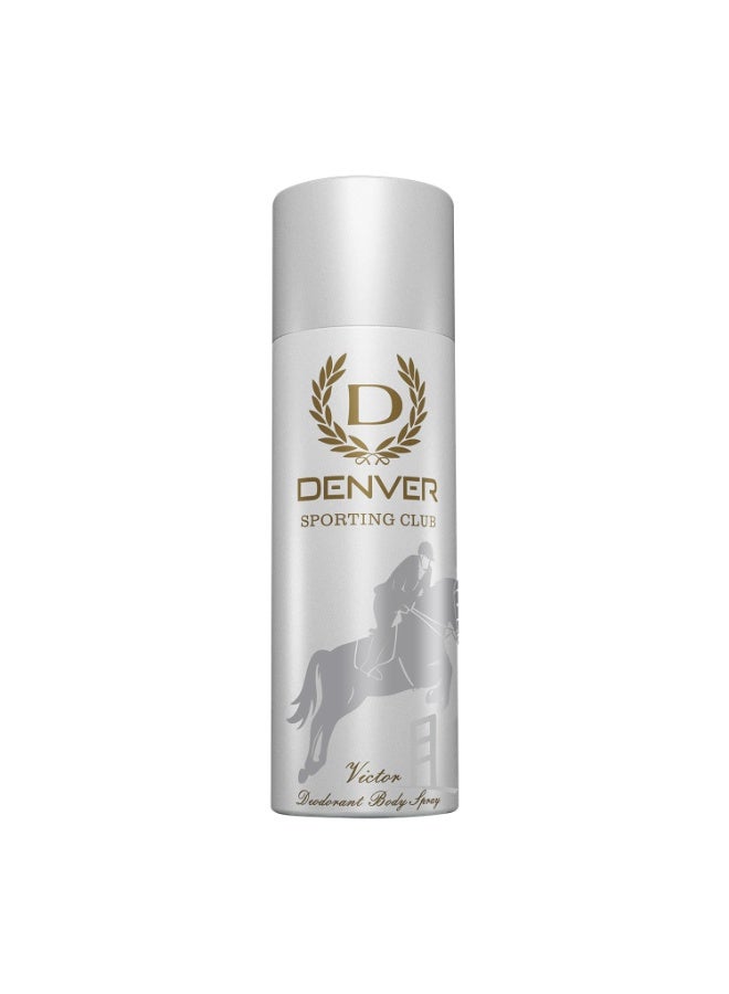 DENVER Sporting Club Victor Deodorant For Men- 150ML | Long Lasting Deo Body Spray - Image 1