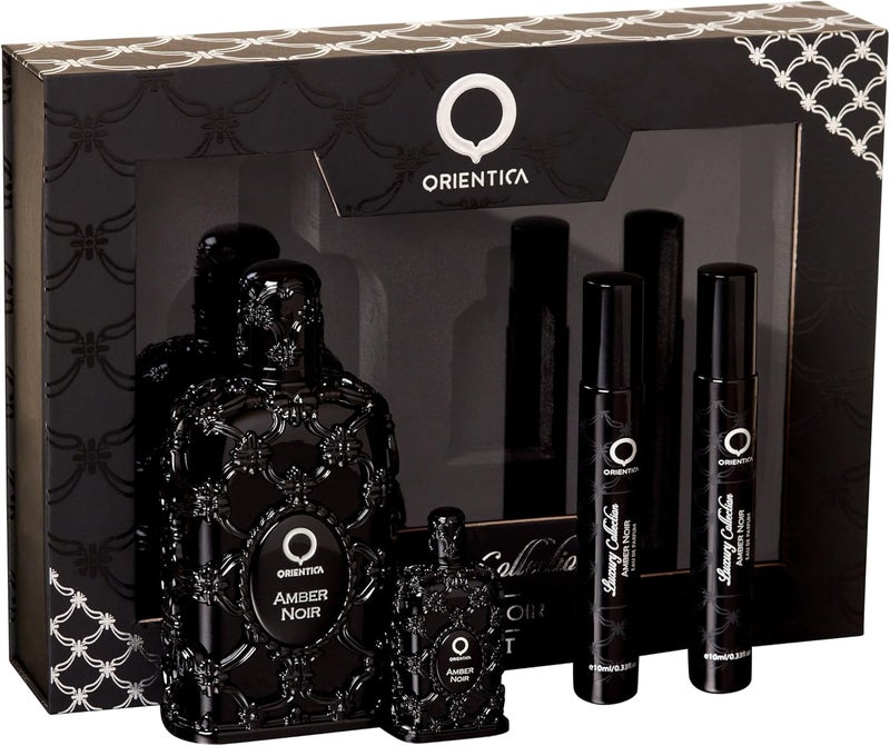 Orientica Amber Noir 4 Pc Gift Set - Eau De Parfum - Unisex - Image 1