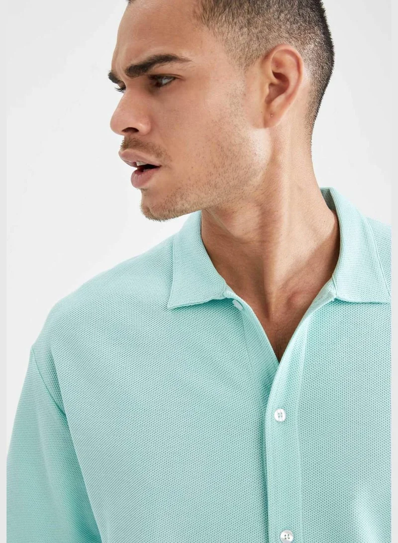 DeFacto Oversize Fit Short Sleeve Shirt
