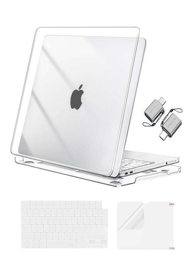 MOSISO Cover Compatible with MacBook Neo Case 13 inch, Crystal Clear