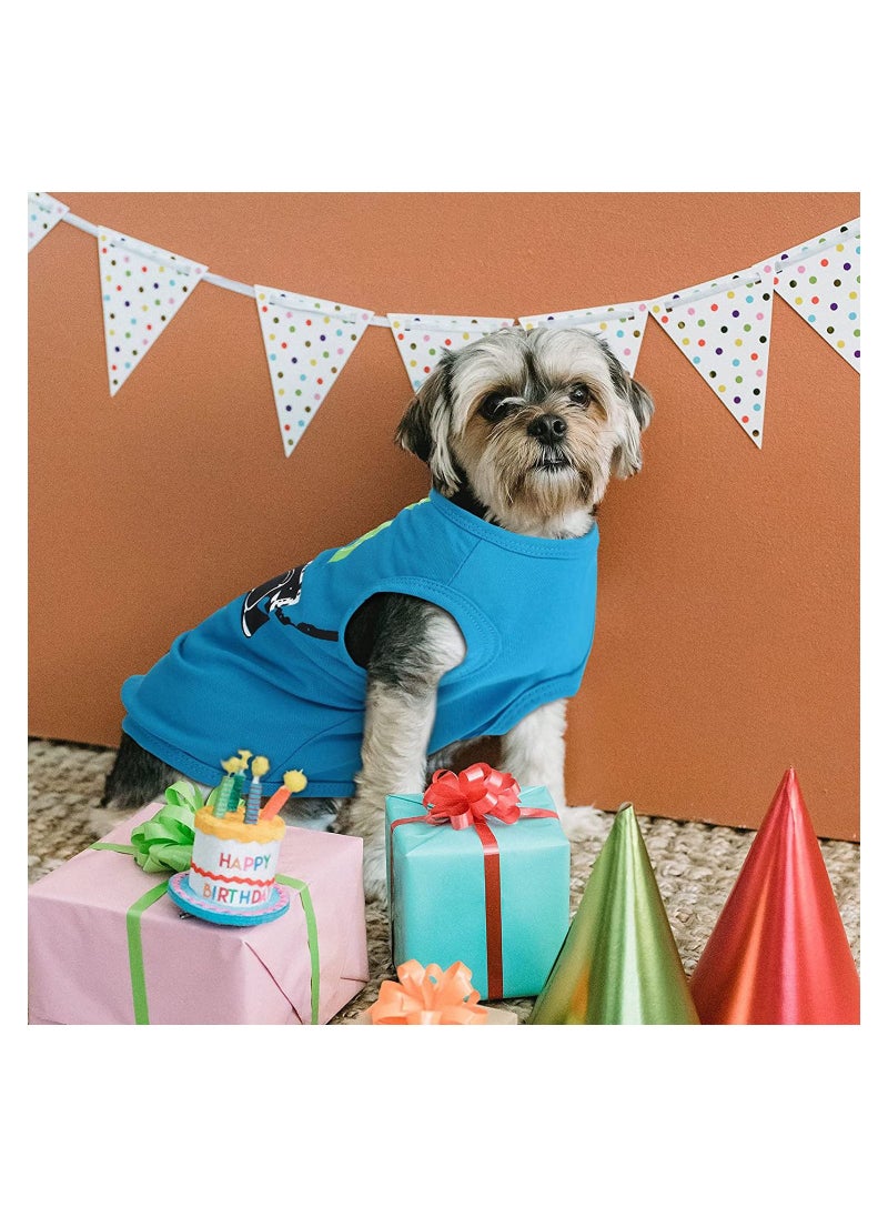 KASTWAVE Pet Shirts Casual Printed Puppy Shirts Dog Sweatshirt Cute Dog Clothing Dog Pullover Soft Shirt for Pet Dog Apparel with New Year Bone Coconut Tree Strawberry Hotdog Camera  - Image 4