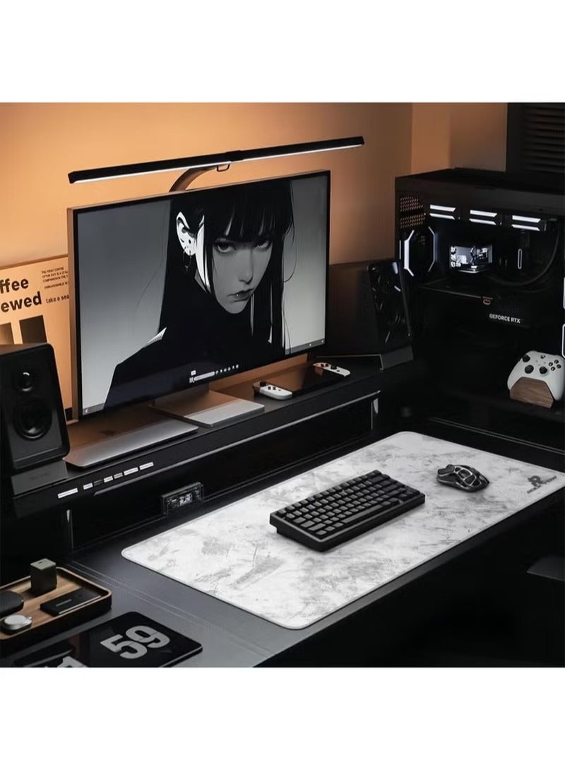 Rock Pow Large Desk Mouse Pad, Waterproof Gaming Mouse Pad,L=800X300X3mm,XL=900x400x3mm,XXL=1200X600X3mm, Gaming Mouse Pad, XXL Desk Mat, Non-Slip Desk Mat, XL Gaming Mouse Pad, Thick Rubber Desk Pad Mouse Pad, Suitable for Gaming, Office, and Home Use - Image 3