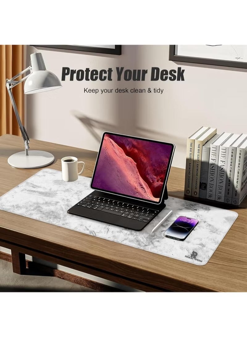 Rock Pow Large Desk Mouse Pad, Waterproof Gaming Mouse Pad,L=800X300X3mm,XL=900x400x3mm,XXL=1200X600X3mm, Gaming Mouse Pad, XXL Desk Mat, Non-Slip Desk Mat, XL Gaming Mouse Pad, Thick Rubber Desk Pad Mouse Pad, Suitable for Gaming, Office, and Home Use - Image 4