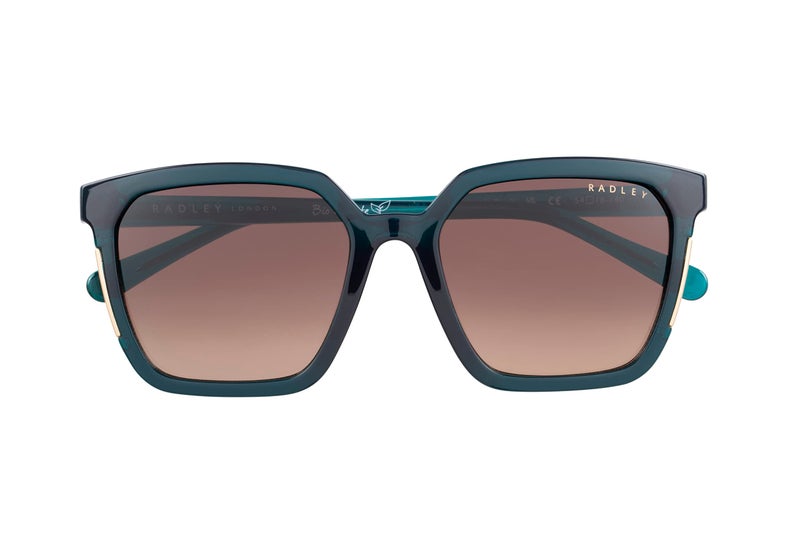RADLEY London 6506 Trendy Oversized Square Sunglasses for Women, 54 mm, UV400 Protection, Verdigris Turquoise - Image 2