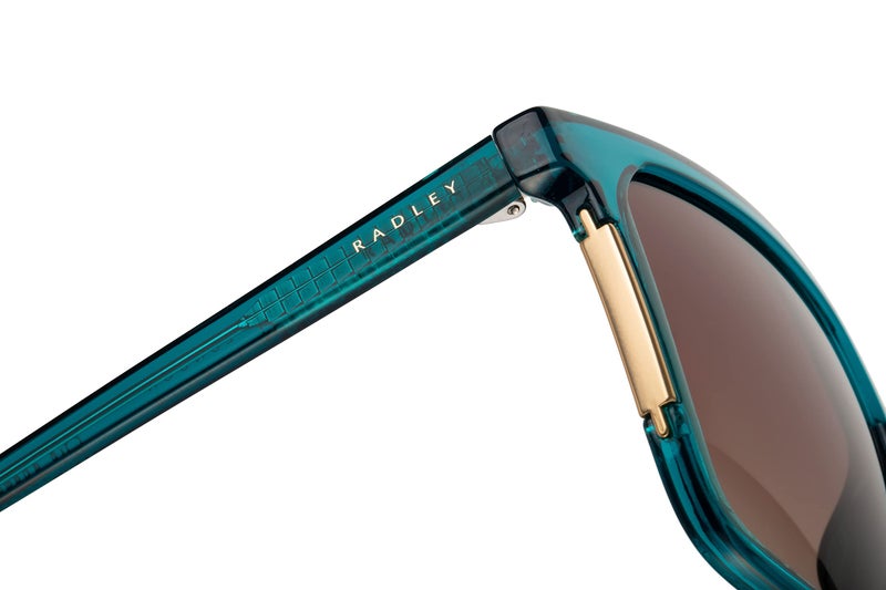 RADLEY London 6506 Trendy Oversized Square Sunglasses for Women, 54 mm, UV400 Protection, Verdigris Turquoise - Image 4