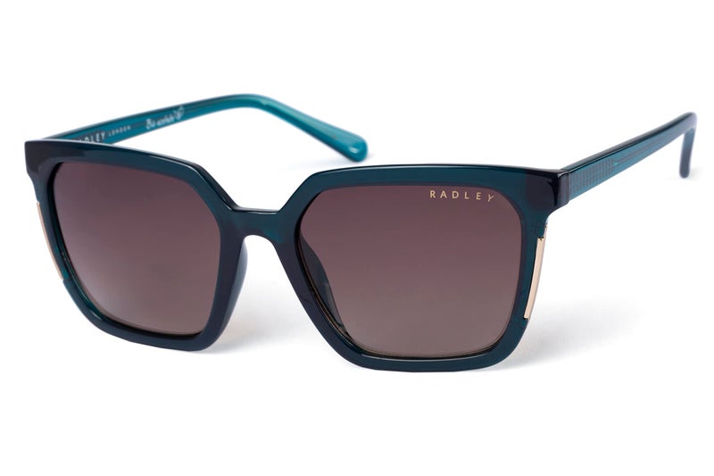 RADLEY London 6506 Trendy Oversized Square Sunglasses for Women, 54 mm, UV400 Protection, Verdigris Turquoise - Image 1
