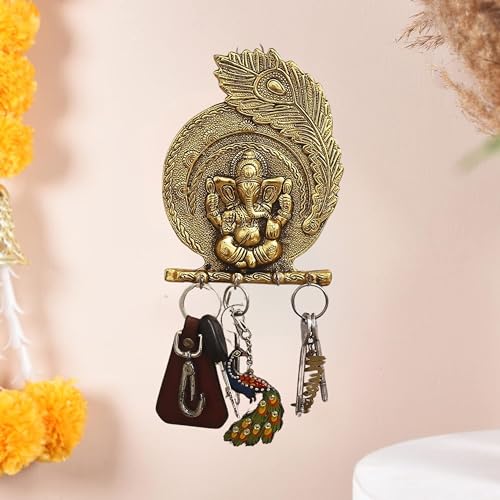 CHHARIYA CRAFTS Ganesh Wall Hanging With Key Holder For Home Decor Wall Decor Showpiece - Image 2