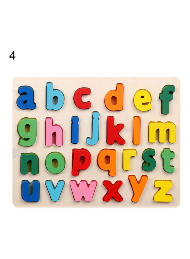 NIBEMINENT Alphabet ABC Wooden Puzzles Board Kit
