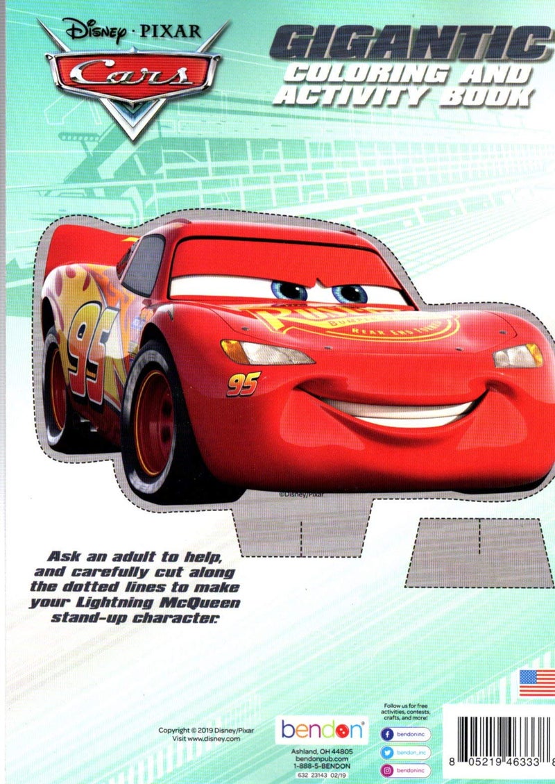 Pixar Dfa Pix Cars Gigantic Coloring and Activity Book (Value) - Image 4