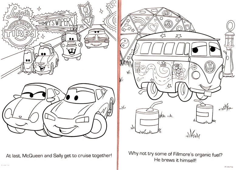 Pixar Dfa Pix Cars Gigantic Coloring and Activity Book (Value) - Image 2