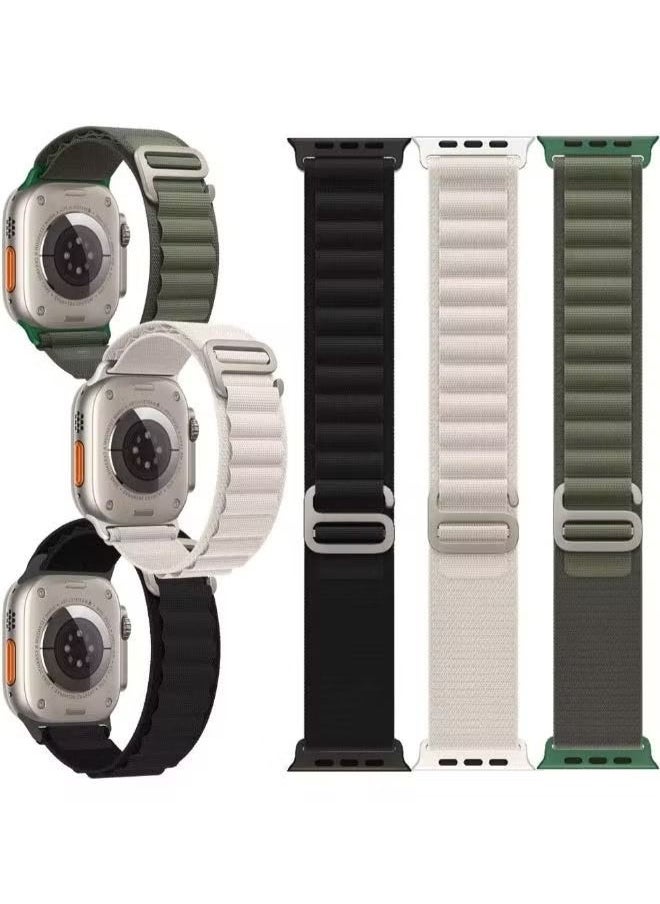 IAF - Alpine Loop Strap For Apple Watch Bands 45mm 49mm 44mm Nylon Watchband Sport Bracelet Belt iWatch Ultra Series SE 8/7/6/5/4/3/2/1 - Image 1
