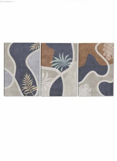 Set Of 3 Framed Canvas Wall Arts Stretched Over Wooden Frame Leaves Abstract Paintings For Home Living Room Office Decor - pzsku/ZA370F3975AE0DF51137EZ/45/_/1675187588/997b255a-dd45-4ca7-a3d8-74cdf06f84e7