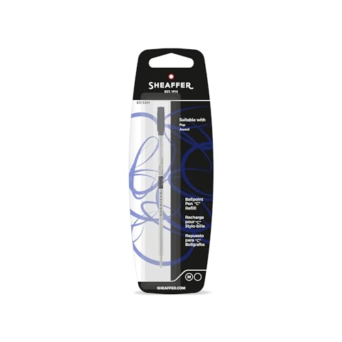 Sheaffer Ballpoint Refill"C" Style - Black Medium (fits Defini, Award and Pop BP's) - Image 1