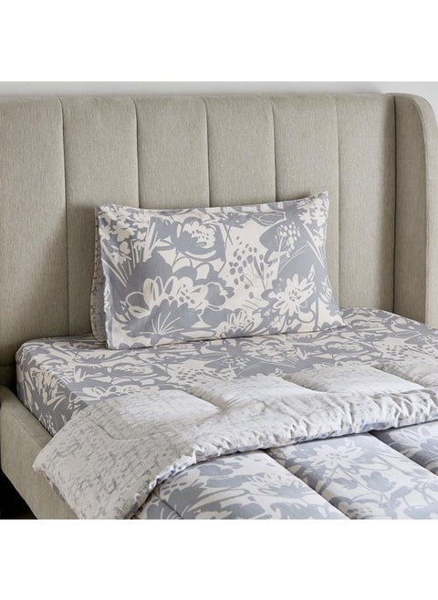 Aurora Heya 2-Piece Printed Cotton Single Comforter Set - 135x220 cm