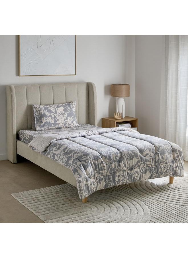 Home Box - Aurora Heya 2-Piece Printed Cotton Single Comforter Set - 135x220 cm - Image 1