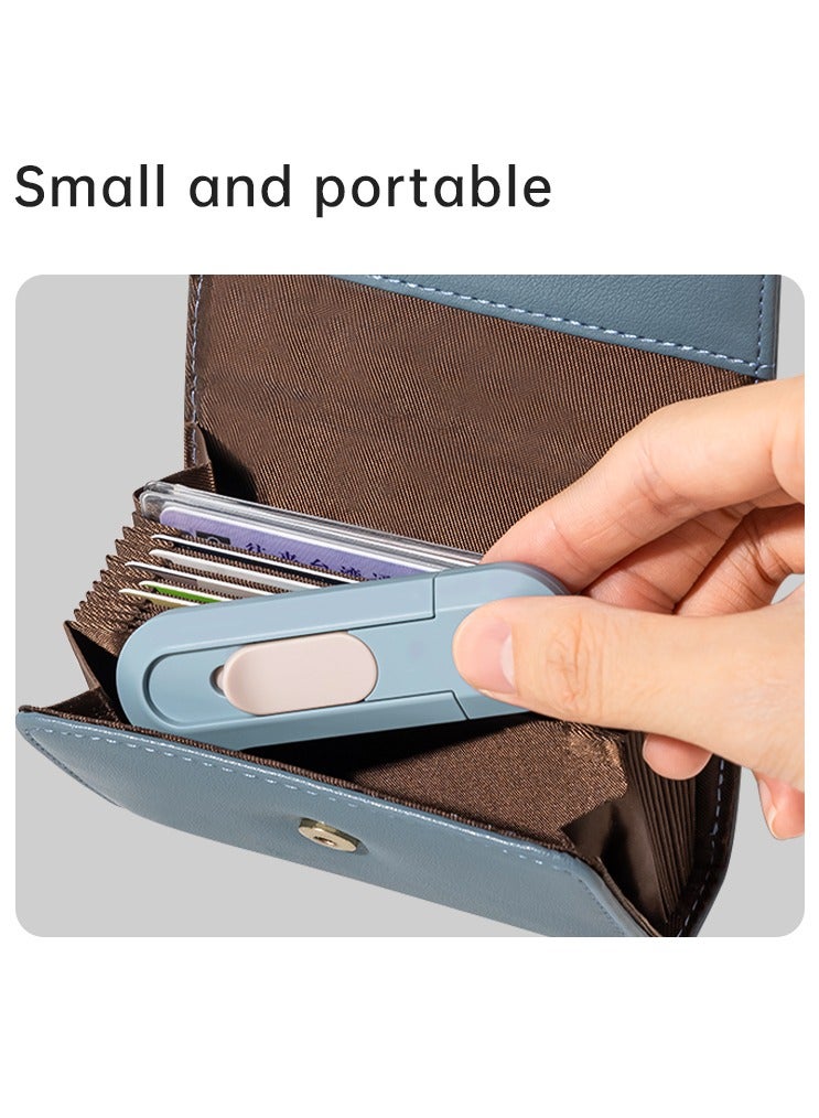 Deli قاطع أدوات دلي نوسيجن ENS065 القابل للسحب التلقائي مع مقبض ABS، داخلي/خارجي - أزرق - Image 5