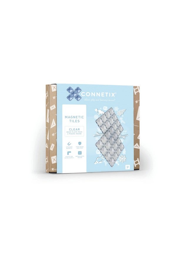 CONNETIX Tiles Clear Base Plate Pack 2 Pc - Image 1