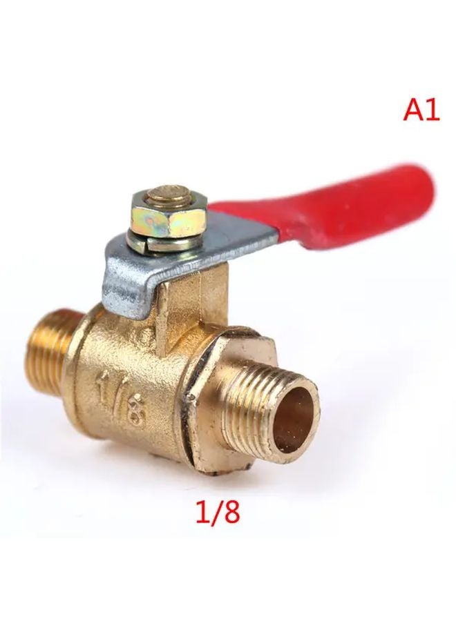 Model A1 Brass Ball Valve Male to Male BSP Thread Heavy Duty Copper Alloy for Water Supply - Image 1