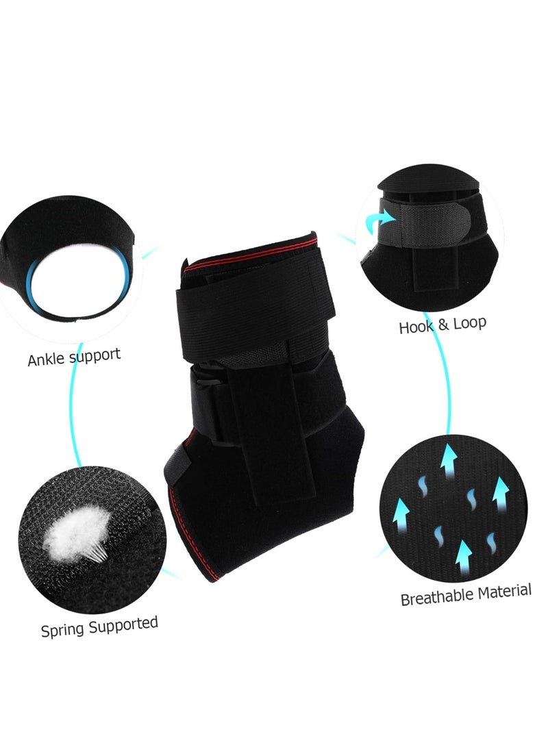 Adjustable Ankle Brace, Stabilizer For Sprains, Tendonitis, Sports Training And Injury Rehabilitation, Breathable Support For Running, For Men Women - Image 3